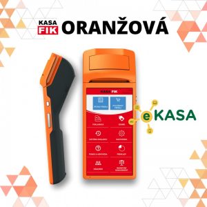 Registračná pokladňa Kasa Fik Oranžová mobilná eKasa